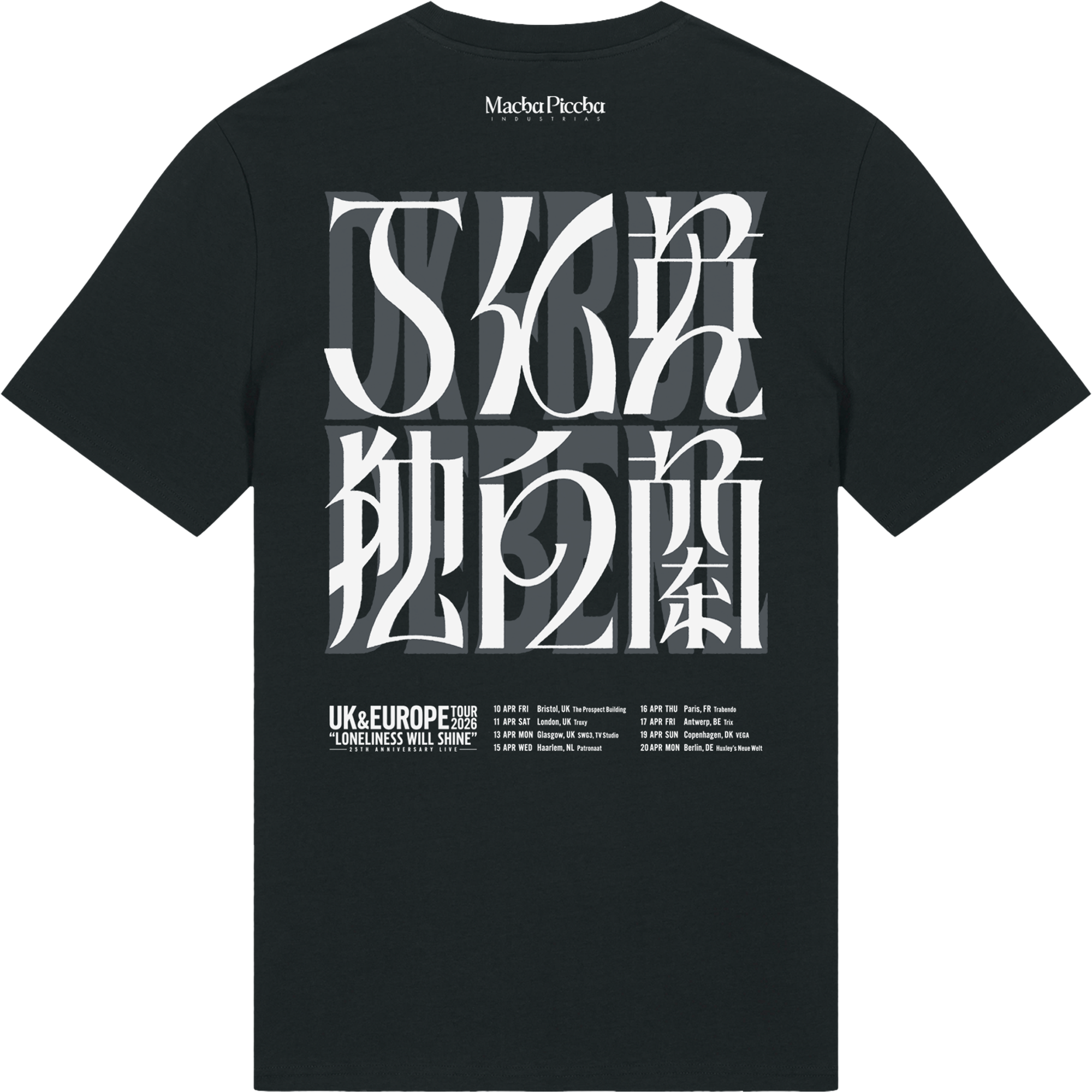 Toe Tour Tee Black EU